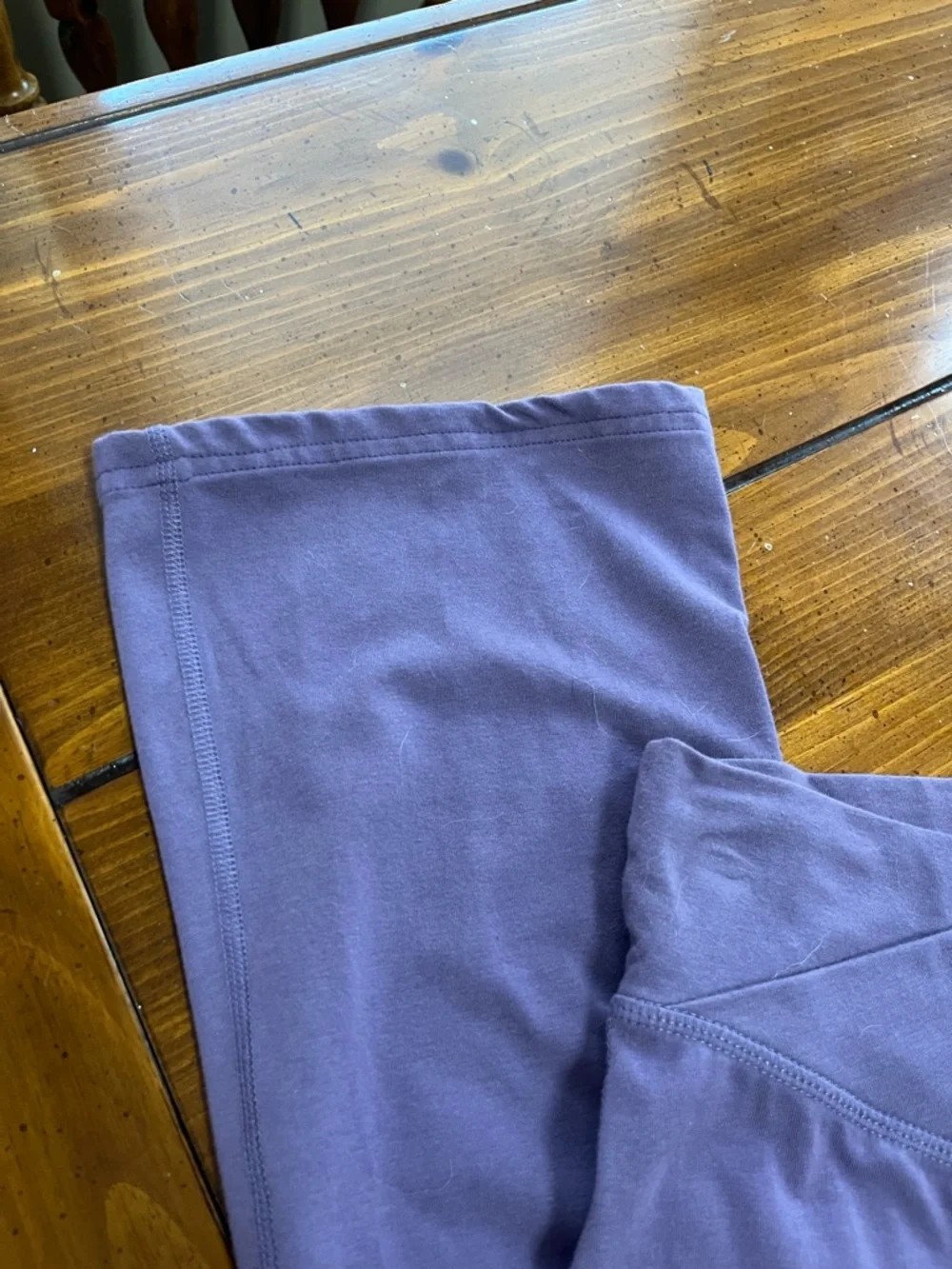 Old Navy Girls XXL (18) PowerChill Crossover Flare Leggings - Purple - EUC